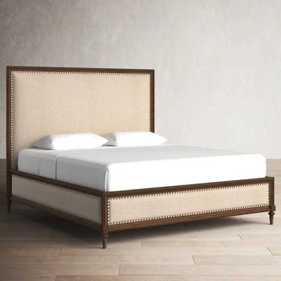 Addison Upholstered 160X200  Queen Bed/Beige