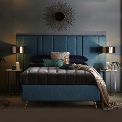 Channel Tufted Wall panel 160X200 Queen Bed 