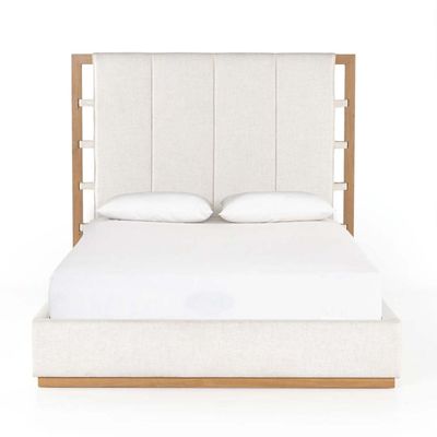 Baila Crescent 160X200 Queen Bed/ Ivory