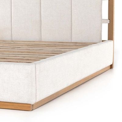 Baila Crescent 160X200 Queen Bed/ Ivory