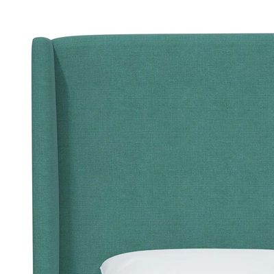 Goodrich Velvet Upholstered 160X200 Queen Bed/Teal 