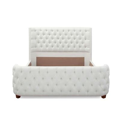 Jennifer Brooklyn Tufted Headboard 160X200 Queen Bed/White