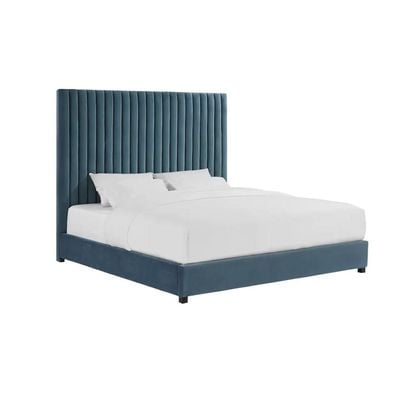 Abid Upholstered 160X200 Queen Bed/Teal 