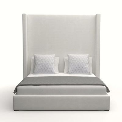 Nora Tall Headboard Upholstered 160X200 Queen Bed /White