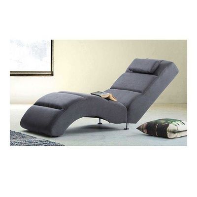 S Shaped Relaxation Loungers Grey 206 x 76 x 84 Cm