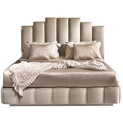 Sublime Comfort Upholstered Bed - Pillow Top Spring Mattress (With Memory Foam) by R2R King Size (180cm x 200cm)