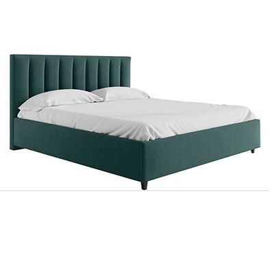 Mexxony Comfort Upholstered Bed Pillow Top Pocket Spring Mattress With Memory Foam By Queen Size 160x200cm Dark Green