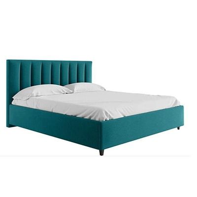 Mexxony Comfort Upholstered Bed Pillow Top Pocket Spring Mattress With Memory Foam By King Size 180x200cm Cyan