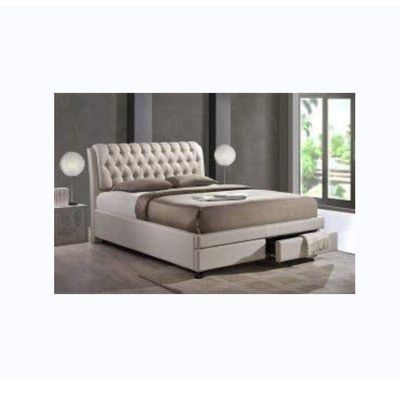 Baxton Queensize Bed Standard Bed With Mattress