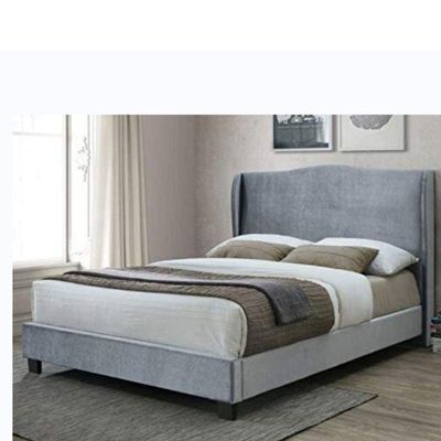 Upholstered Velvet Bed Frame King Size 180x200 cm