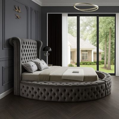 CROWN King Size Bed 180x200 cm