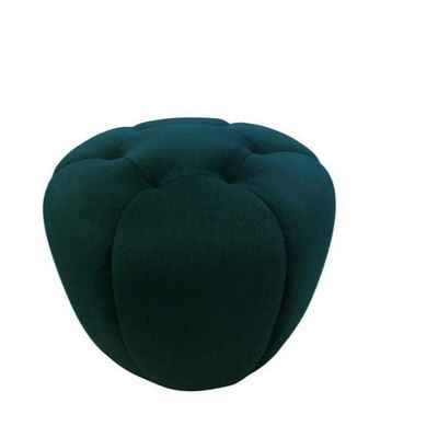 Beautiful Designer Pouffe Bottle Green 35x40 cm