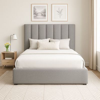 Consolation Comfort Upholstered Bed (Without Mattress) by - Queen Size (160cm x 200cm)