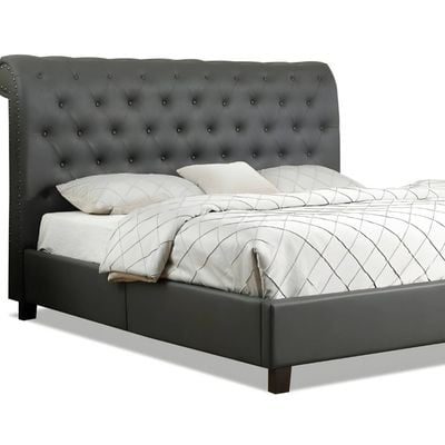 Mathis Comfort Upholstered Bed Without Mattress Super King Size 200x200cm