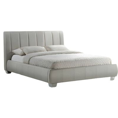 R2R Paola Cream King Size Bed Grey (180X200 cm) 