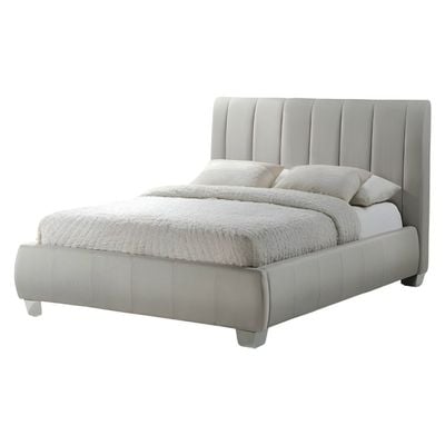 R2R Paola Cream King Size Bed Grey (180X200 cm) 