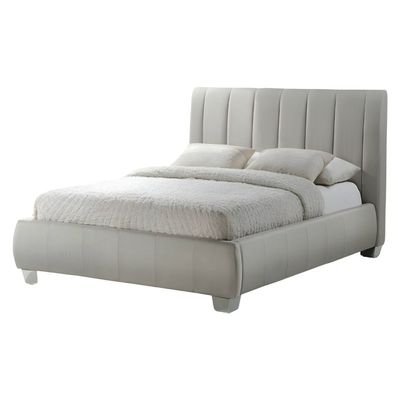 R2R Paola Cream King Size Bed (grey)