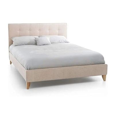 Kippy Comfort Upholstered Bed with Spring Mattress in King Size 180x200 cm