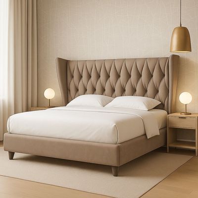 ROUEN HIGH Queen size bed