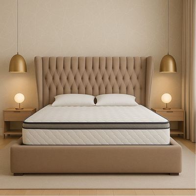 Rouen high Queen size bed