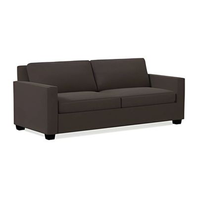 R2R Two Seater Sofa Fabric Sofa Black