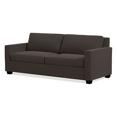 R2R Two Seater Sofa Fabric Sofa Black