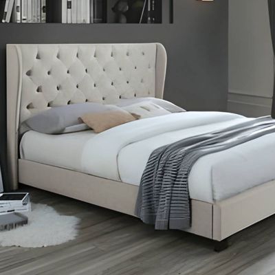 LETTO CURVED DESIGN BED FRAME WITH HYDRAULIC GAS LIFT UP - KING SIZE: 180X200