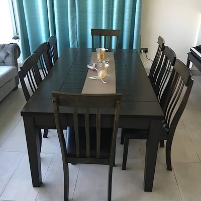 R2R 8 Seater Dinning Table(Malasian real wood)
