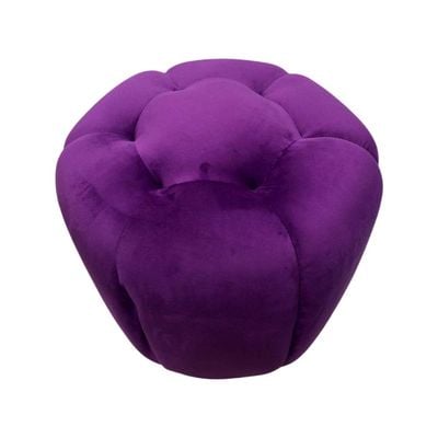 Beautiful Designer Pouffe 35x40 Purple