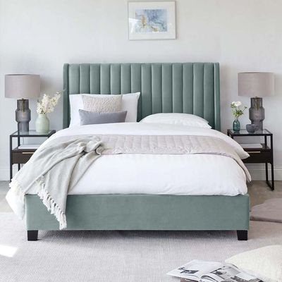 Bella Wingbed 180X200 King Bed/SeaGreen