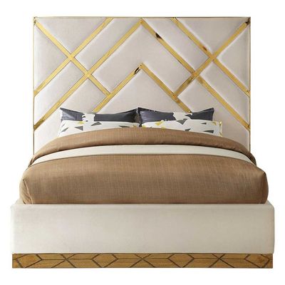 Wayfair Velvet 180X200 King Bed/ Color