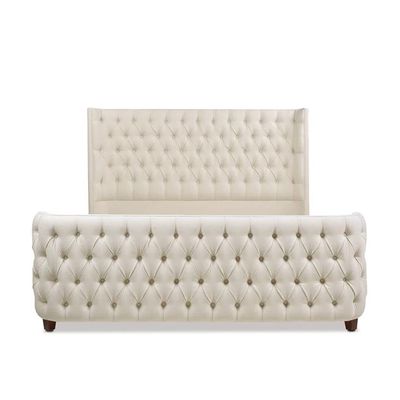 Jennifer Brooklyn Tufted Headboard 180X200 King Bed/Beige