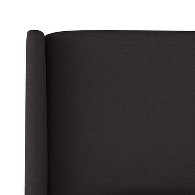 Goodrich Velvet Upholstered 120X200 Single Bed/Black 