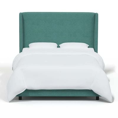 Goodrich Velvet Upholstered 120X200 Single Bed/Teal 