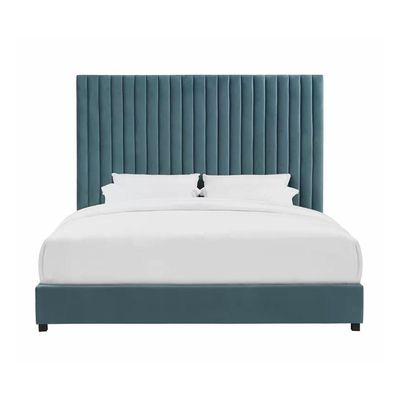 Abid Upholstered 120X200 Single Bed/Teal