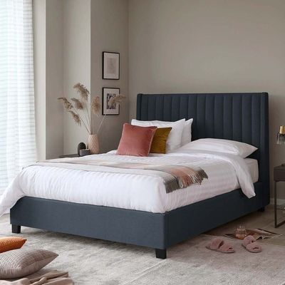 Bella Wingbed 100X200 Single Bed/Navy 