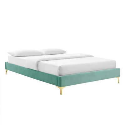 Sutton Velvet 100X200 Single Bed/Teal