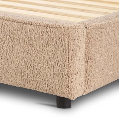 Chelsea Sheep Skin like Fabric 200X200 Super King Bed 