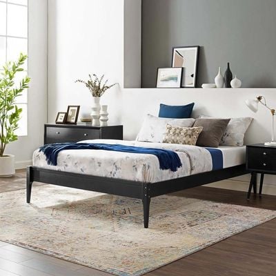 June Wood Platform 200X200 Super King Bed 