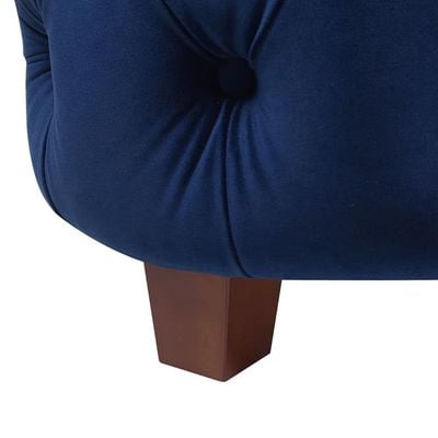 Jennifer Brooklyn Tufted Headboard 200X200 Super King  Bed /Navy Blue