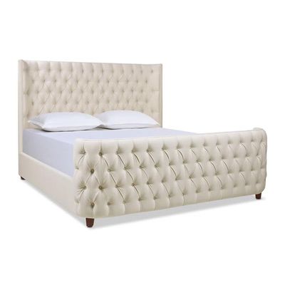 Jennifer Brooklyn Tufted Headboard 200X200 Super King  Bed /Beige