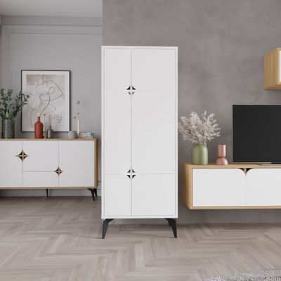 Spark Cabinet - White/White - 2 Years Warranty