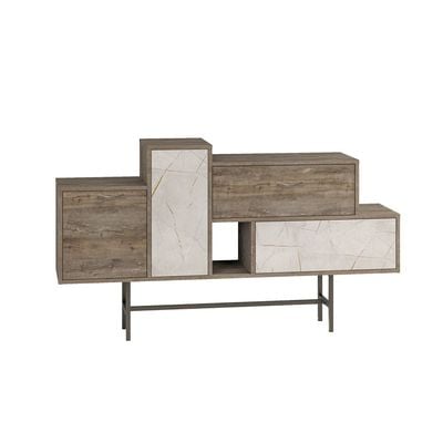 Mourah Hermes Console - Dark Coffee/Lagina - 2 Years Warranty