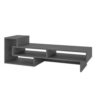 Mourah Tetra Tv Stand Up To 43 Inches With Storage - Retro Grey - 2 Years Warranty