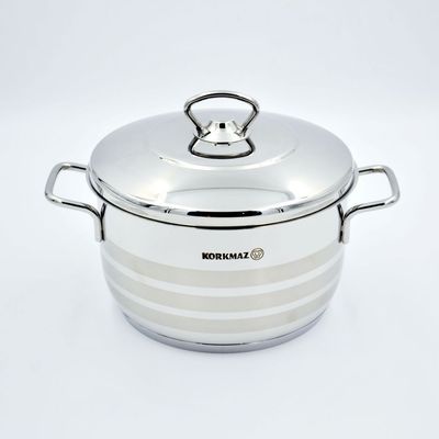  Astra Stainless steel Casserole 22x12 cm / 4.5 l.