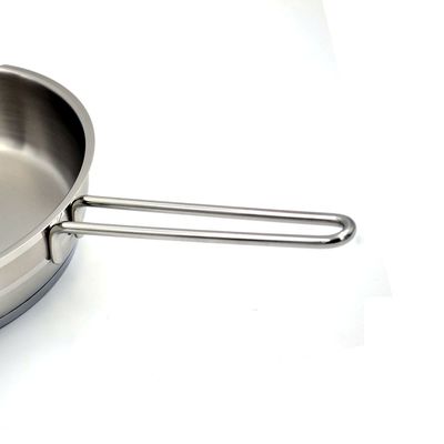  Astra Stainless steel Frypan w/out Lid 20x5 cm /  1.5 l.