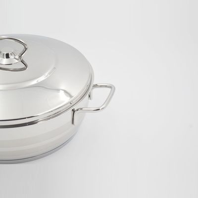  Astra Stainless steel Low Casserole 24x8 cm / 3.6 l.