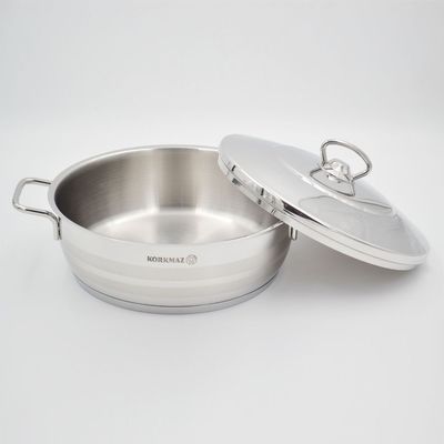  Astra Stainless steel Low Casserole 24x8 cm / 3.6 l.