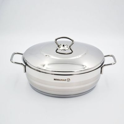  Astra Stainless steel Low Casserole 26x10 cm / 5.3 l.