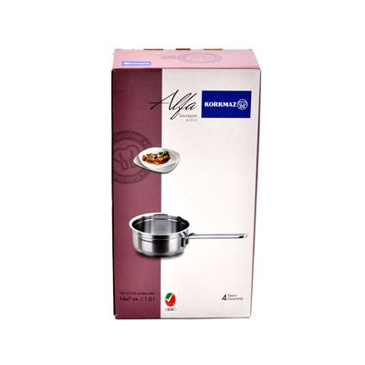  Astra Stainless steel Saucepan w/out Lid 14x7 cm / 1.0 l.